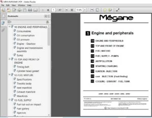 1995 - 1999 Renaul Megane & Renault Scenic Factory Service  Repair Manual - PDF DOWNLOAD