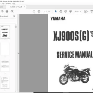 1995 Yamaha XJ900SG Service Manual - PDF DOWNLOAD