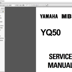 1997 Yamaha YQ50 Service Repair Manual - PDF DOWNLOAD