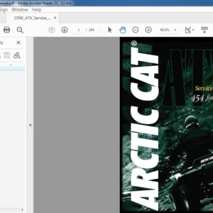 1998 Arctic Cat 454 ATV Service Manual - PDF DOWNLOAD
