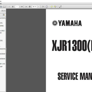 1999 Yamaha XJR1300(L) Service Repair Manual - PDF DOWNLOAD