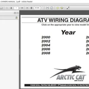 2000-2009 ATV Wiring Diagrams Manual - PDF DOWNLOAD