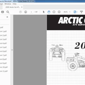 2000 Arctic Cat ATV Service Manual - PDF DOWNLOAD
