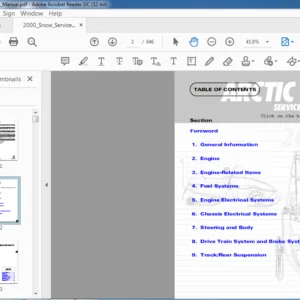 2000 Arctic Cat Snowmobiles Service Manual - PDF DOWNLOAD