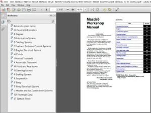 2002 - 2003 Mazda6 Factory Workshop Repair Manual - PDF DOWNLOAD