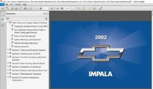 2002 Chevrolet Impala Ownerβs Manual - PDF DOWNLOAD