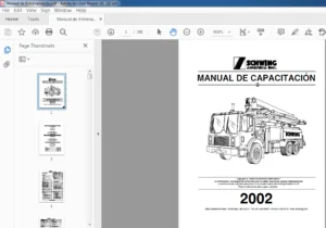 2002 Schwing America Manual De Capacitacion - PDF DOWNLOAD