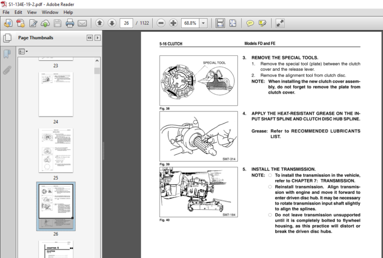 2004 HINO TRUCK FD FE SG WORKSHOP MANUAL - PDF DOWNLOAD - HeyDownloads ...