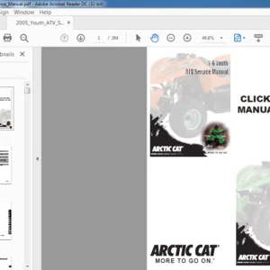 2005 Arctic Cat Y-6 Youth ATV Service Manual - PDF DOWNLOAD