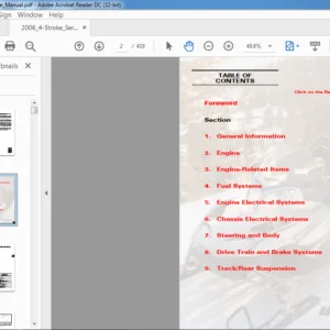 2006 Arctic Cat 4-stroke Snowmobiles Service Manual - PDF DOWNLOAD
