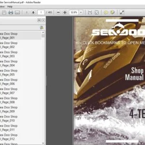 2006 seadoo Bombardier Service Manual - PDF DOWNLOAD
