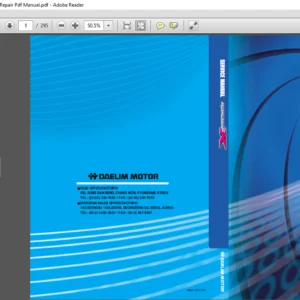 2007-2012 Daelim Roadsport Roadwin Service Repair Manual - PDF DOWNLOAD