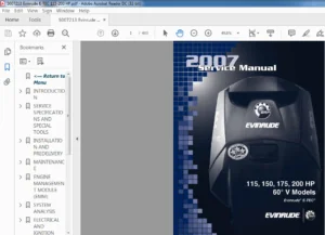 2007 Evinrude 115 150 175 200 HP Service Manual - PDF DOWNLOAD