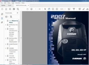 2007 Evinrude 200 225 250 HP Service Manual - PDF DOWNLOAD