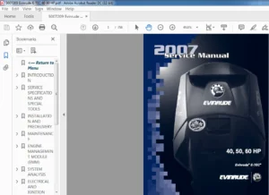 2007 Evinrude 40 50 60 HP Service Manual - PDF DOWNLOAD