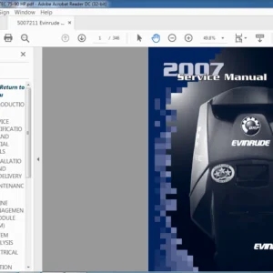 2007 Evinrude 75 90 HP Service Manual - PDF DOWNLOAD