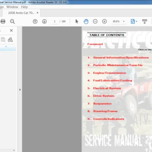 2008 Arctic Cat 700 Diesel Service Manual - PDF DOWNLOAD