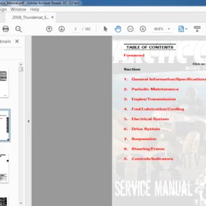 2008 Arctic Cat Thundercat Service Manual - PDF DOWNLOAD