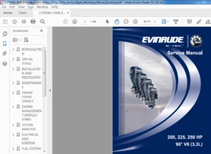 2008 Evinrude 200 225 250 HP Service Manual - PDF DOWNLOAD