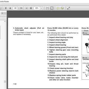 2008 HINO TRUCK OWNERS WORKSHOP MANUAL - PDF DOWNLOAD