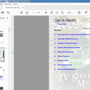 2009 Arctic Cat ATV Service Manual - PDF DOWNLOAD