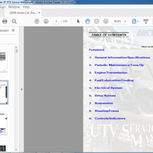 2009 Arctic Cat Prowler XT XTX Service Manual - PDF DOWNLOAD
