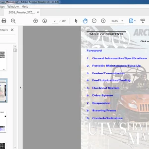 2009 Arctic Cat Prowler XTZ Service Manual - PDF DOWNLOAD