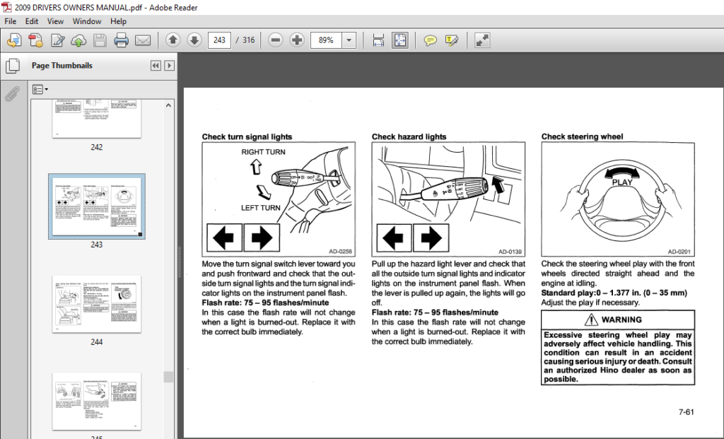 2009 HINO TRUCK OWNERS WORKSHOP MANUAL - PDF DOWNLOAD - HeyDownloads ...