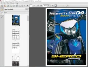 2009 Sherco Se 4.5i - 5.1i-F Enduro Service Manual - PDF DOWNLOAD