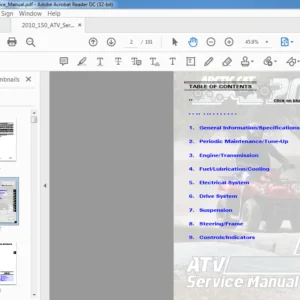 2010 Arctic Cat ATV 150 Service Manual - PDF DOWNLOAD
