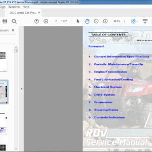 2010 Arctic Cat Prowler XT XTX XTZ Service Manual - PDF DOWNLOAD