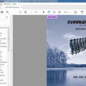 2010 Evinrude 200 225 250 300 HP Service Manual - PDF DOWNLOAD