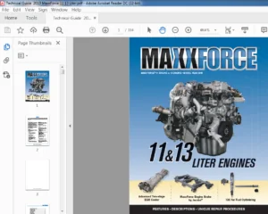 2010 MaxxForce 11 & 13 Liter Engine Technical Manual - PDF DOWNLOAD