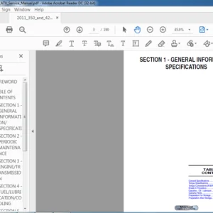 2011 Arctic Cat 350 & 425 ATV Service Manual - PDF DOWNLOAD