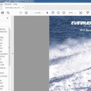 2011 Evinrude 15 25 30 HP Service Manual - PDF DOWNLOAD