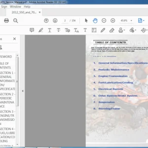 2012 Arctic Cat 550 & 700 ATV Service Manual - PDF DOWNLOAD