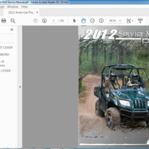 2012 Arctic Cat Prowler HDX Service Manual - PDF DOWNLOAD