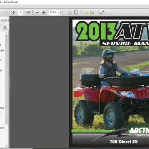 2013 Arctic Cat 700 Diesel SD ATV Service Manual - PDF DOWNLOAD