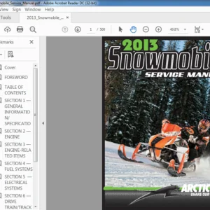 2013 Arctic Cat Snowmobiles Service Manual - PDF DOWNLOAD