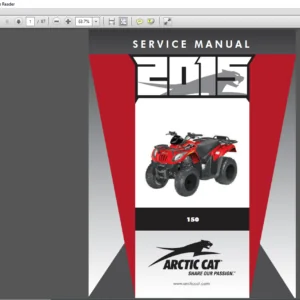 2015 Arctic Cat 150 ATV Service Manual - PDF DOWNLOAD