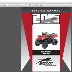 2015 Arctic Cat 300 UTILITY DVX 300 ATV Service Manual - PDF DOWNLOAD