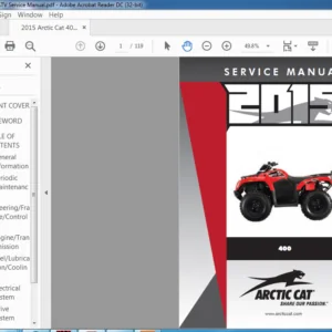 2015 Arctic Cat 400 ATV Service Manual - PDF DOWNLOAD
