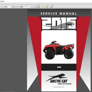 2015 Arctic Cat 450 ATV Service Manual - PDF DOWNLOAD