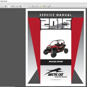 2015 Arctic Cat WILDCAT SPORT ATV Service Manual - PDF DOWNLOAD
