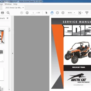 2015 Arctic Cat Wildcat Trail Service Manual - PDF DOWNLOAD