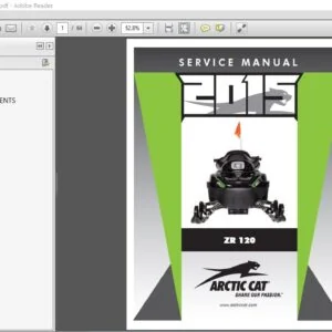 2015 Arctic Cat ZR 120 ATV Service Manual - PDF DOWNLOAD