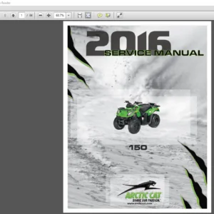 2016 Arctic Cat 150 ATV Service Manual - PDF DOWNLOAD