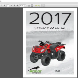 2017 Arctic Cat 150 ATV Service Manual - PDF DOWNLOAD