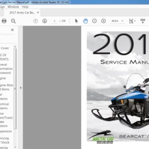 2017 Arctic Cat Bearcat Lynx Service Manual - PDF DOWNLOAD