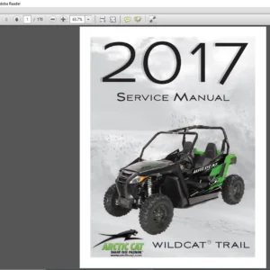 2017 Arctic Cat WILDCAT TRAIL ATV Service Manual - PDF DOWNLOAD